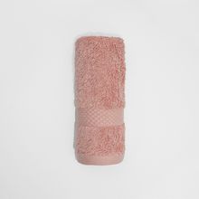 Toalla de rostro 30x30cm rosa 580g