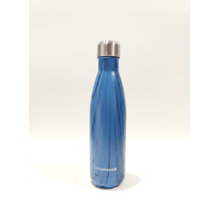 Botella fiji madera azul