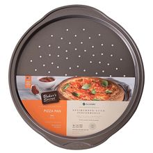 Molde redondo para pizza gris oscuro