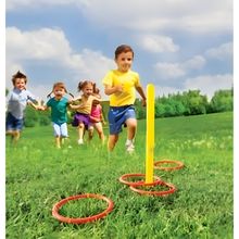 Juego de herraduras para el cesped