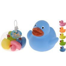 Set 5 pzas patitos de goma para banera