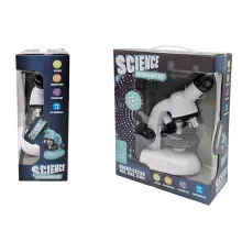 Set microscopio blanco