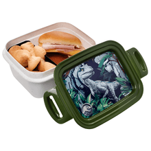 Sandwichera con compartimento jurassic world 630ml