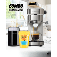Combo - Cafetera Espresso + Molinillo+ 1 Café Granos de Autor