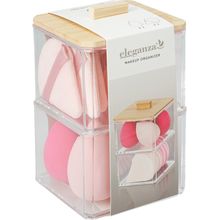 Set organizador de maquillaje 2 capas