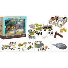 Juego de granjero con tractor