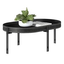 Mesa de centro negro 93x35x57 monaco