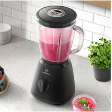 LICUADORA DE VIDRIO 2 VEL MADEMSA NEGRA