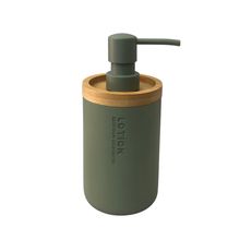 Dispensador de jabon verde bambu