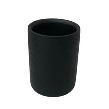 Portacepillos negro stone