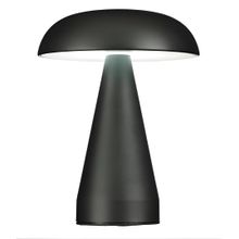 Lamp de mesa 3000k recarcable usb negro