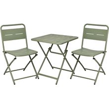 Jgo de jardin 3pzas verde mate bistro