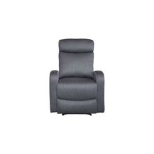 Sofa reclinable 1pts tela gris sandoval