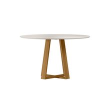 Mesa redonda vitoria  vidrio blanco 1350x1350mm