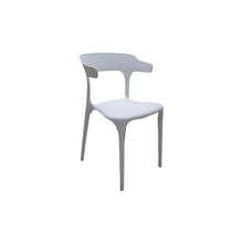 Silla de jardin plastico blanco solis