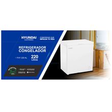 Freezer 150ltrs blanco Hyundai