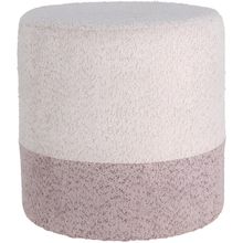 Taburete tela boucle 35cm beige