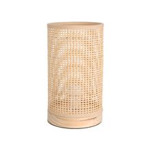 Lampara de mesa pantalla de bambo