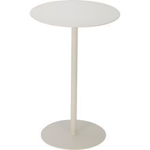 Mesa auxiliar redonda 35x53cm blanca