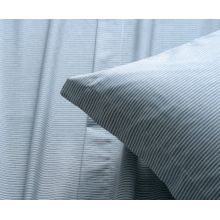 Jgo de sabanas toque acetinado stripe 2 plz azul