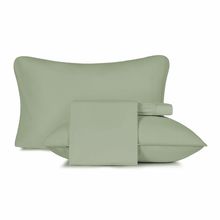 Taburete tela boucle azul beige