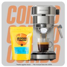 Combo - Cafetera Espresso + 1 Café Granos de Autor