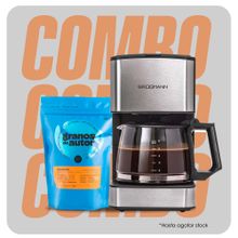 Combo - Cafetera de goteo inox 800 ml + 1 Café Granos de Autor