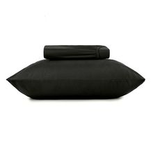 Jgo de sabanas simples algodon malha queen malha negro