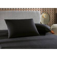 Jgo de sabanas simples algodon malha king malha negro