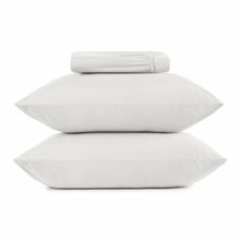 Jgo de sabanas simples algodon malha king malha blanco