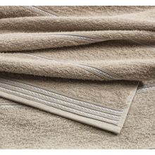 Jgo de toallas 5 pzas beige stricia 70x140