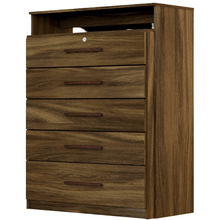 Comoda 5 cajones 86x110x43 cm amendoia jazmin