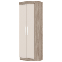 Ropero 2 puertas 55x170x40cm avena blanco eduardo