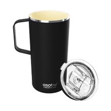 Taza de viaje de 20 onzas negro