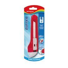 Estilete 18mm rojo blister