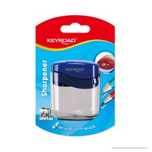 Sacap. Metálico, 2 Huecos y Deposito, Big Capacity, Blister x 1 Und.