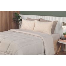 Edredon sueno intenso queen beige