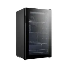Frigobar ww puerta vidrio negra 125ltrs