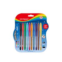Boligrafos, Soft Jet, 0.7 mm, Blister x 10 surtido