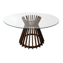 Mesa de comedor redonda 1.5m vitral