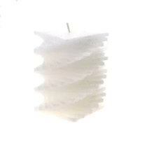 Vela pilar 10cm twist surt x3