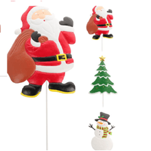 Pick papa noel de metal  80cmsurtx3
