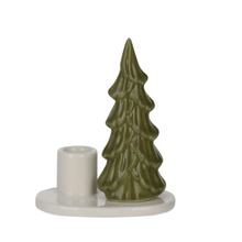 Portavela c/arbol navideno 8cm surtx2