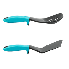 Slotted spoon w/rest