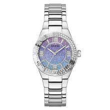 RELOJ GUESS MULTIFUNCION TONO PLATEADO LADIE