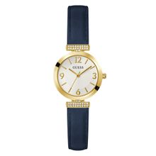 RELOJ GUESS ANALOGICO TONO AZUL DORADO LADIE
