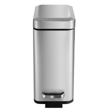 Basurero rectangular inox 5 L