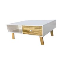 Mesa de living izzi marfil-roble siri