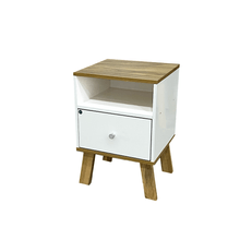 Velador 60x49x39 izzi ursa roble/blanco