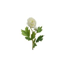 Ranunculo blanco de poliester
